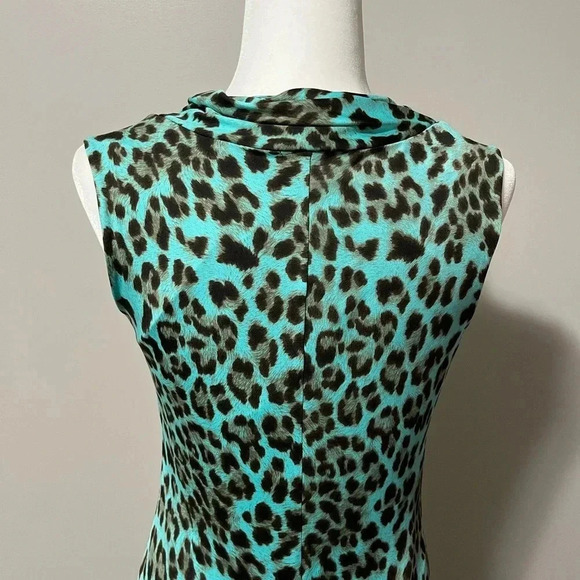 Vivian Wong Sleeveless Bodycon Leopard Print Dress - Picture 8 of 12